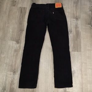 Levi Black Corduroy Jeans (29x30)